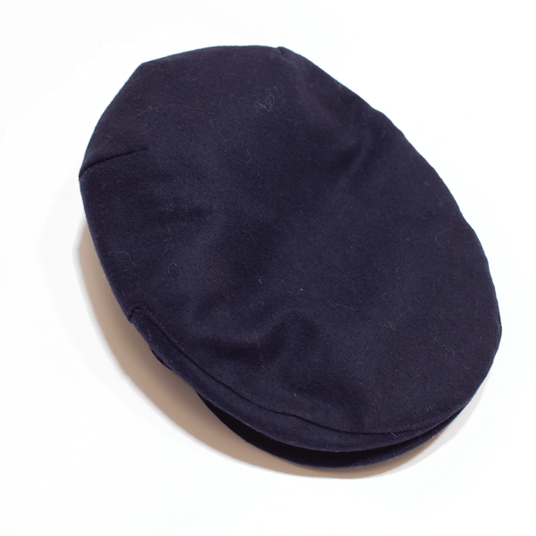 Vintage MAYSER Wool Mix Flat Cap Blue 80s Mens One Size