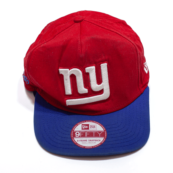 NEW ERA New York Giants NFL S-M Snapback Cap Red USA Adjustable Mens