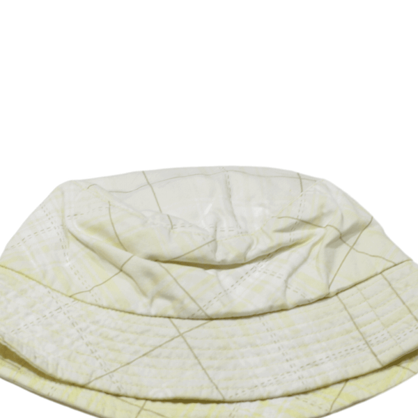 Plaid Bucket Hat Yellow Mens One Size