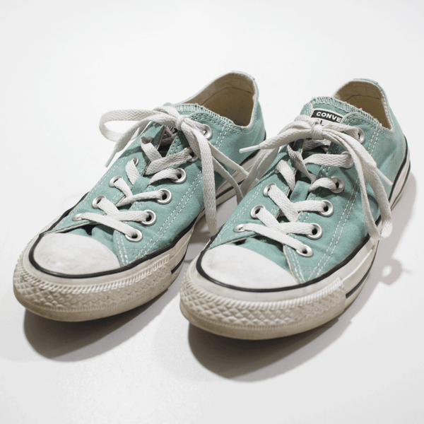 CONVERSE Sneaker Shoes Green Womens UK 6