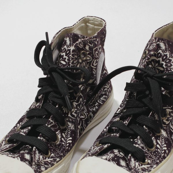 CONVERSE Floral Sneaker Shoes Purple Womens UK 4.5