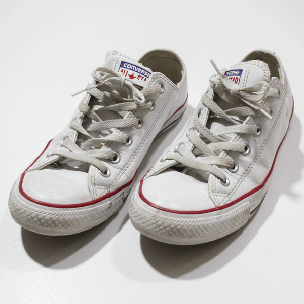 CONVERSE Sneaker Shoes White Womens UK 7