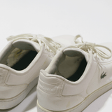 LACOSTE Sneaker Shoes White Mens UK 9.5