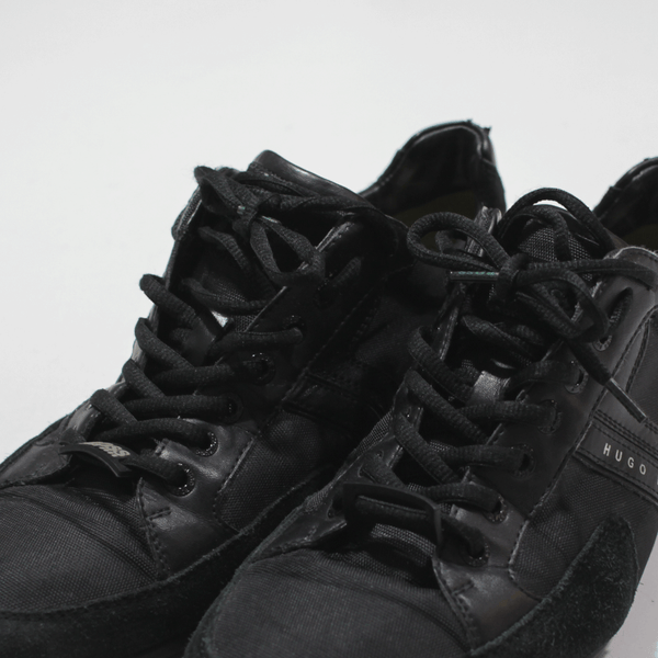 HUGO BOSS Sneaker Shoes Black Mens UK 7.5