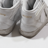 LACOSTE Sneaker Shoes White Womens UK 1.5