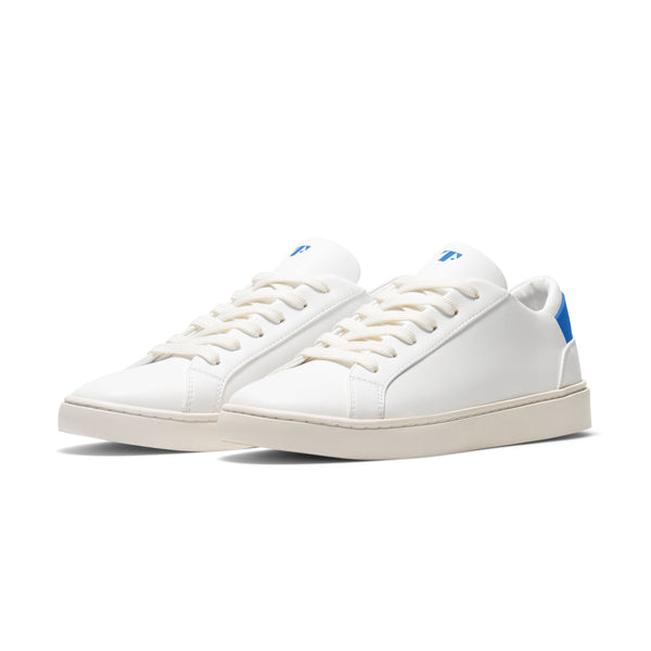 Women's Lace Up | White-Blue