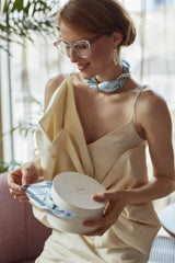 FUGU FISH silk scarf