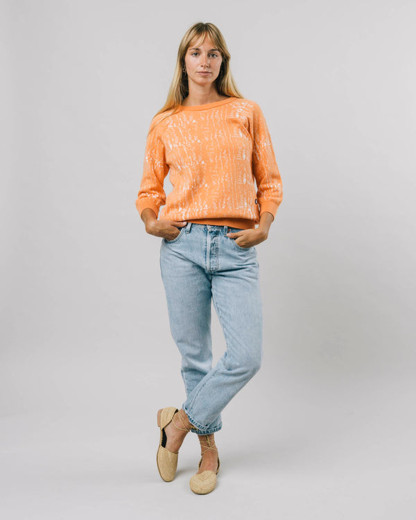 Camou Mandarine Sweater