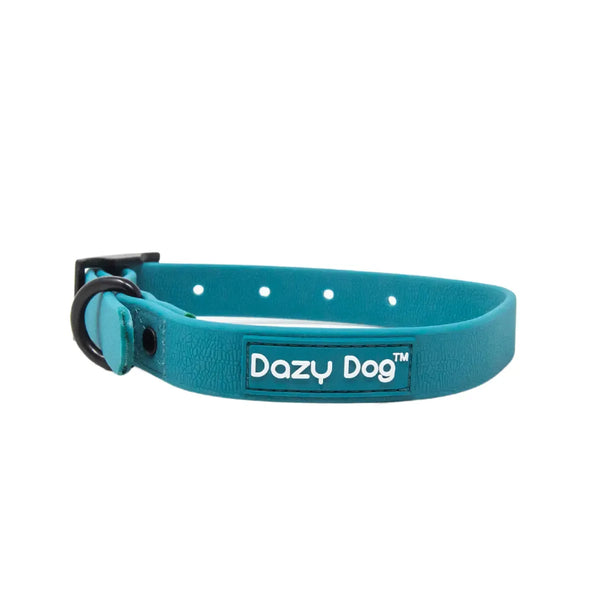 z Dazy Dog Dog Collar Teal Extra Large