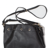 TOMMY HILFIGER Leather Look Crossbody Bag Black Womens