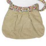 Reversible Tote Bag Beige Corduroy Floral Womens