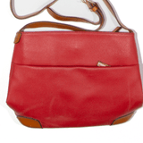 BRIGS Leather Look Shoulder Bag Red Womens