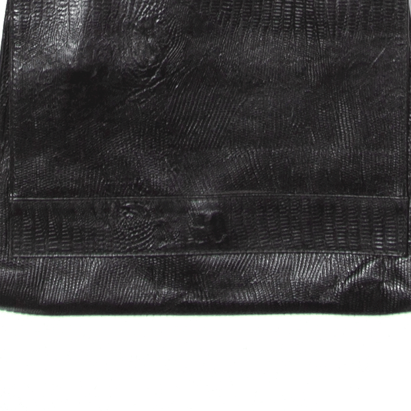 ENRICO COVERI Leather Look Clutch Bag Black Womens