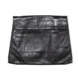 ENRICO COVERI Leather Look Clutch Bag Black Womens