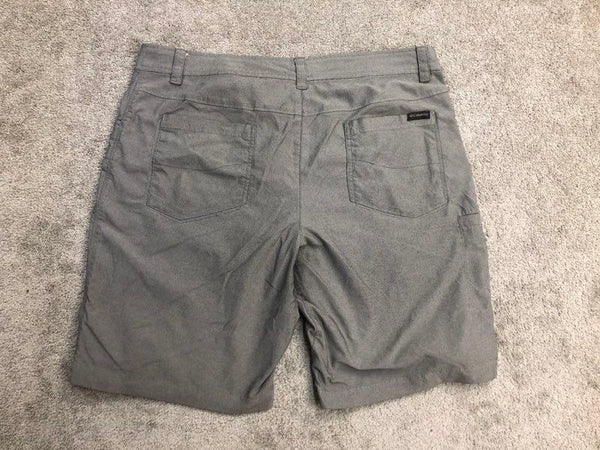 Columbia Shorts Mens 38 Gray Casual Chino Shorts Lightweight Outdoor Pocket
