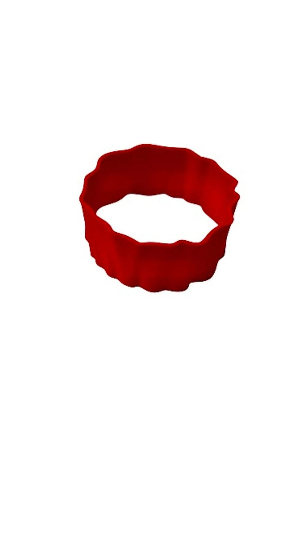 3D Printed Bicep Cuff in Red