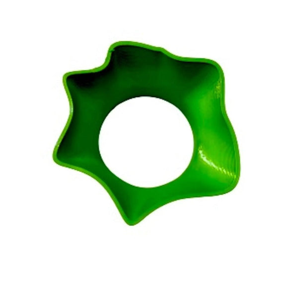 3D Printed Ruffle Cuff in Green