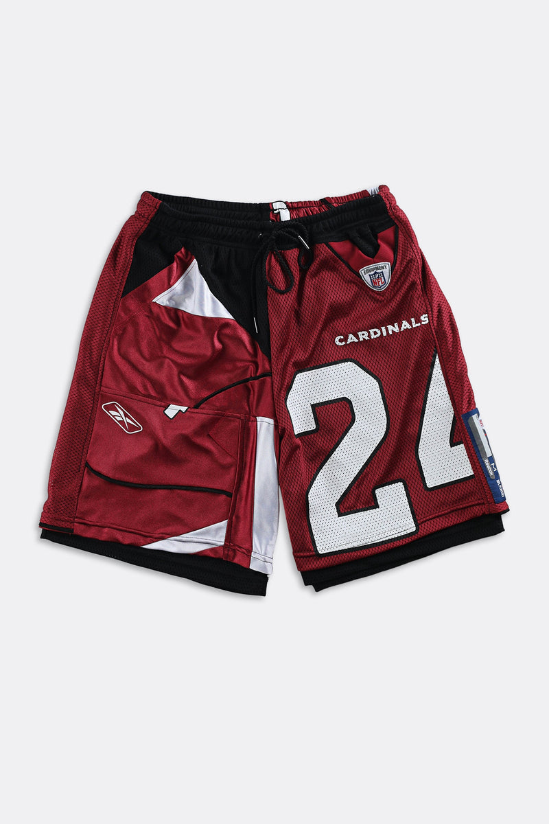 Rework Unisex Cardinals NFL Jersey Shorts - Women-M, Men-S