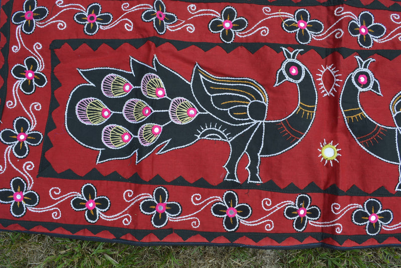 Mandala Upcycled Wall Hanging Home Decor Boho Tapestry