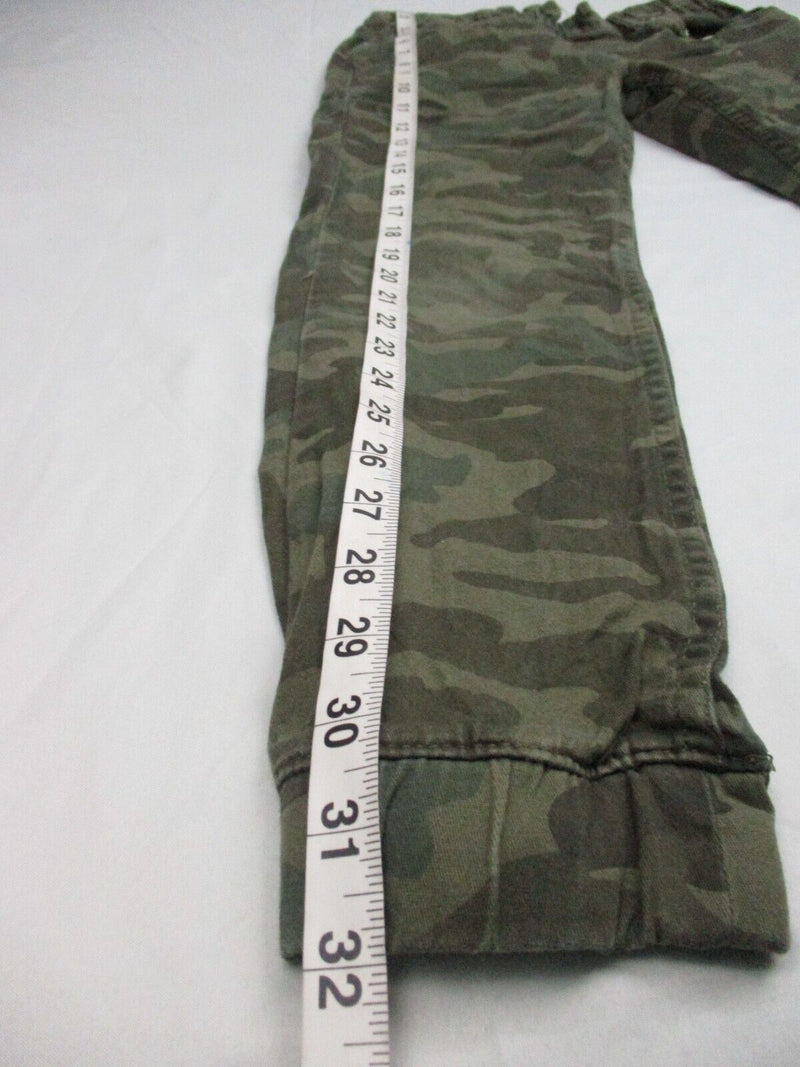 Levi Strauss & Co Boys Camouflages jogger Pants Mid Rise Army Green Size 10