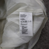 H&M Womens Layered Mini Shift Dress Sleeveless Round Neck Cream Gray Size 2