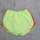 Nike Womens Activewear Athletic Shorts Elastic Waist Pull On Light Green Size M