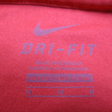 Nike Football T-Shirt Youth Boys Medium Red Sports Homewood Soccer Club Shirt