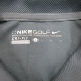Nike Golf Dri Fit Mens Polo Shirt Short Sleeves STSC Logo Slate Blue Size Large