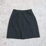 Ann Taylor Womens Straight & Pencil Skirts 100% Wool Side Button Black Size 4P
