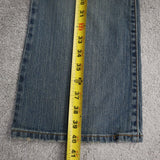 Levis Womens Boot Cut Leg Jeans Stretch Mid Rise 100% Cotton Blue Size 12M