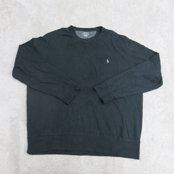 Polo Ralph Lauren Sweatshirt Mens X Large Black Long Sleeve Outdoors Sweatshirts