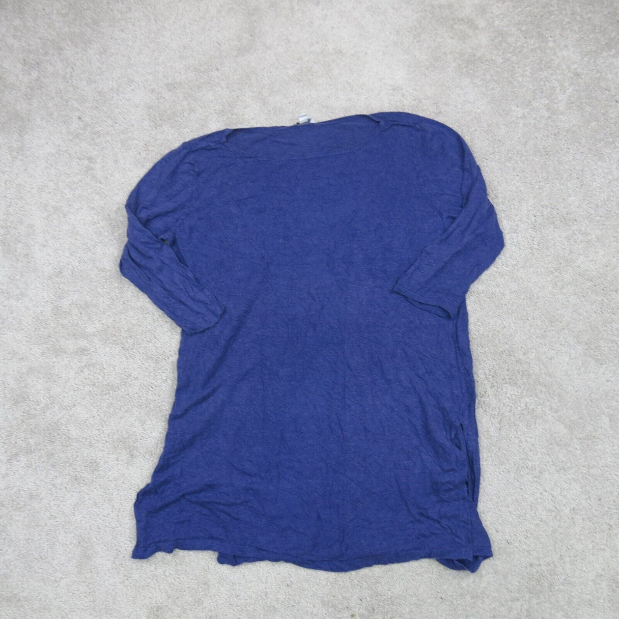 J. Jill Women Pullover Sweater Crew Neck Long Sleeves Light Blue Size –  Goodfair