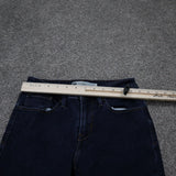Levi Strauss Womens Stretch Skinny Leg Denim Jeans Mid Rise Solid Blue Size 4