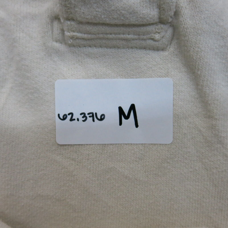Abercrombie & Fitch Mens Pullover Sweatshirt 100% Cotton Off White Size Medium