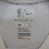 NBA The Nike Tee Mens Crew Neck T Shirt Athletic Cut Short Sleeves White Size XL