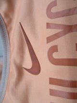 Nike Girls Activewear Athletics Soul Cycle Sports Bra Sleeveless Orange Size S