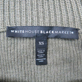 White House Black Market Women Pullover Sweater 3/4 Sleeves Green SZ X Small