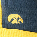 Nike Team Mens Sweatshirt V Neck 100% Cotton Long Sleeves Iowa Logo Black Large