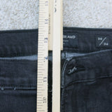 Lucky Brand Mens Straight Leg Denim Jeans Stretch Mid Rise Black Size W36XL36