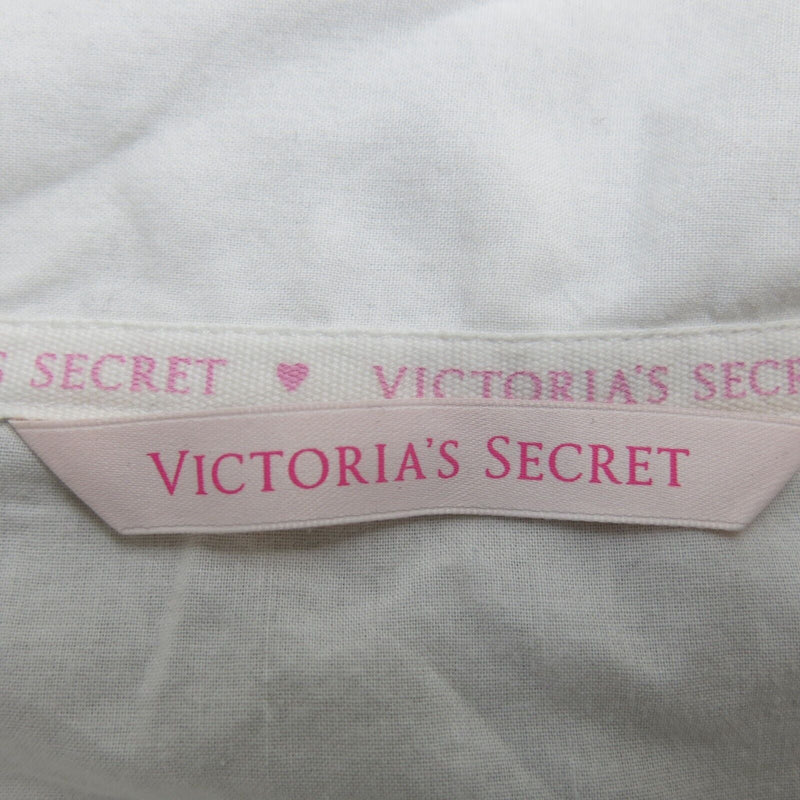 Victoria Secret Women Button Up Shirt Long Sleeves Chest Pocket White Size Small