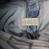 Ralph Lauren Womens Straight Leg Denim Jeans Rolled Cuff Low Rise Blue Size 29