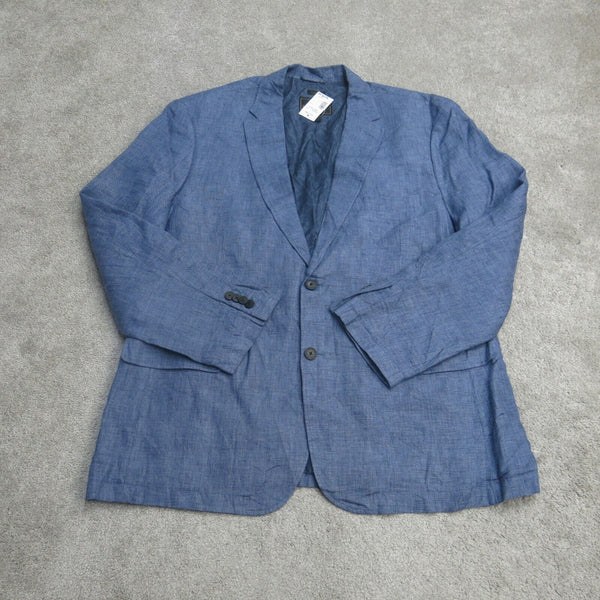 Jos. A. Bank Jacket Mens 2XL Blue Long Sleeve Reserve Tailored Fit Blazer Coat