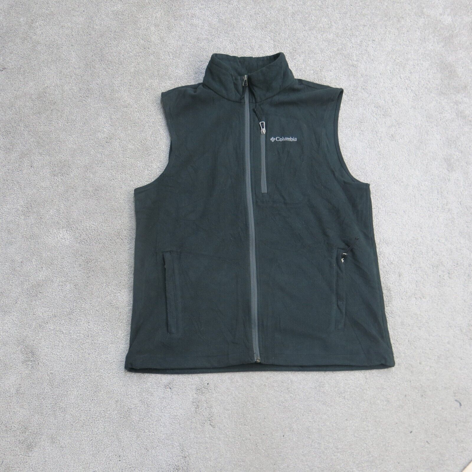 Buy Columbia Mens Green Color Polyester Fabric Sleeveless Powder Lite Vest  Jacket Online
