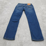 Levi Strauss & Co 511 Men Slim Straight Leg Denim Jeans Low Rise Blue W29XL30