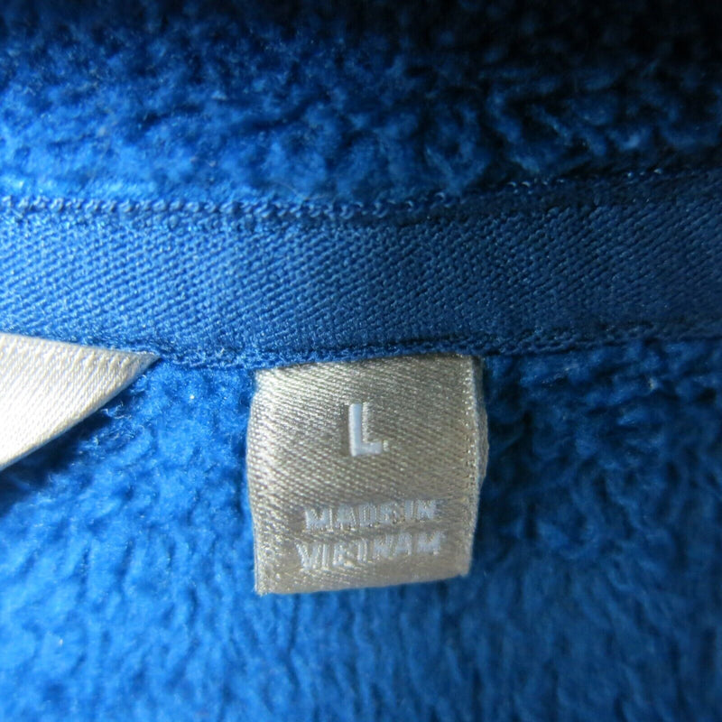 Athleta Womens Hoodies Sweatshirt Drawstring Kangaroo Pockets Blue Size Large