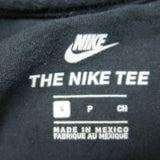 The Nike Tee Mens Graphics Sweatshirt Crew Neck Long Sleeve Black Size Small