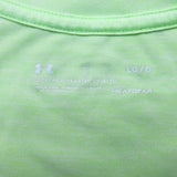 Under Armour Womens T Top Pullover Slim Fit Flutter Sleeve V Neck Green Size M