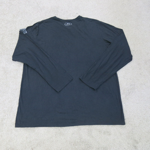 Under Armour Shirts Mens 3XL Black Loose Fit Crew Neck Tee Protect This House