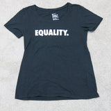 The Nike Tee Equality Women Athletic Cut T Shirt Short Sleeve Round Neck Black M