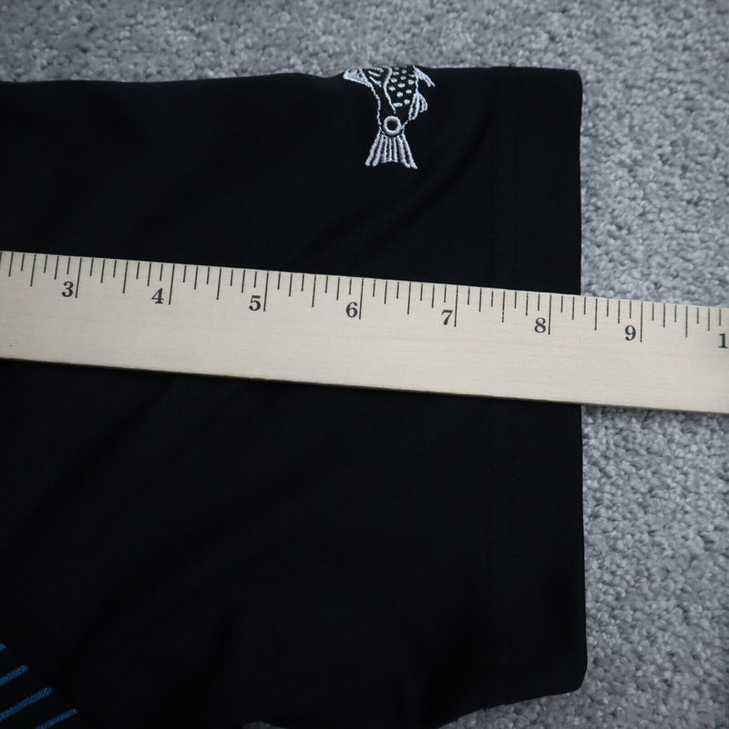 Stormtech H2X Dry Mens Polo Shirt Short Sleeves Performance Black Size Large